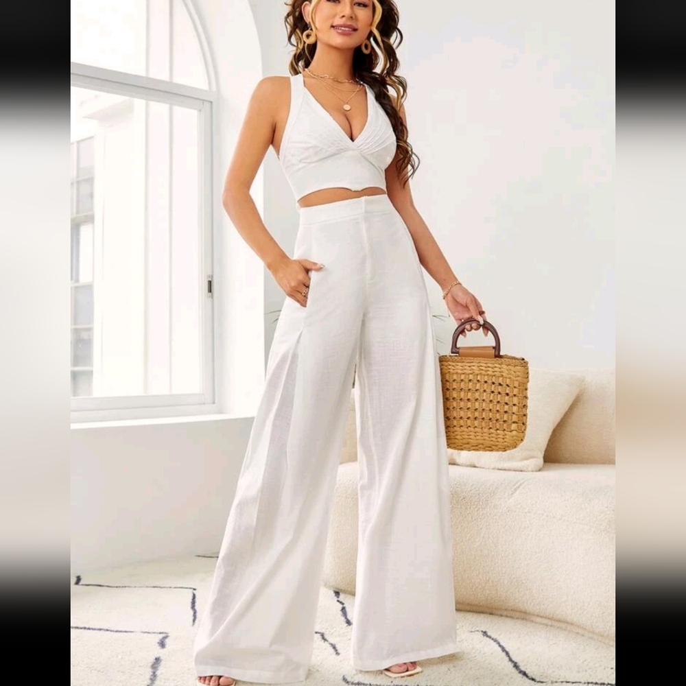 White Top And Pants